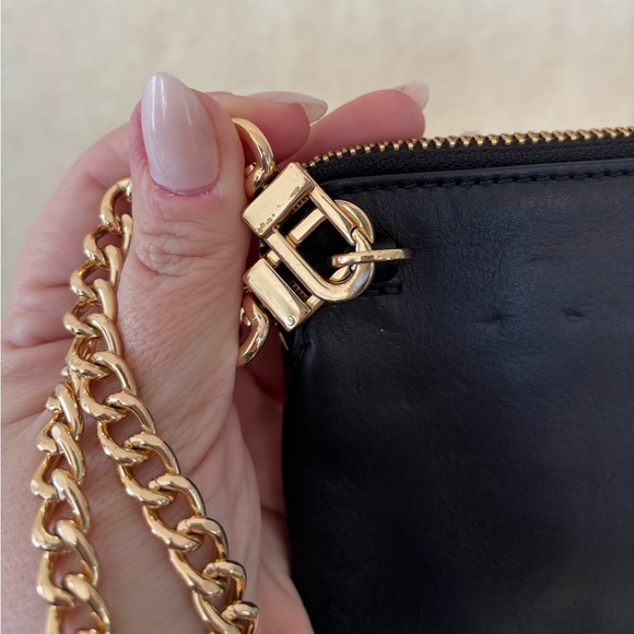Tory Burch Wristlet with Iconic Gold TB Logo - Picture 9 of 14